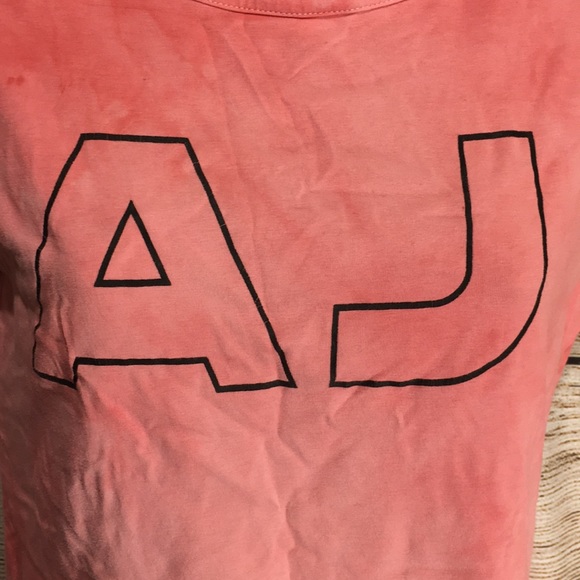 Armani Jeans AJ tee size 8 pink designer - Picture 2 of 7